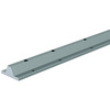Low shaft support rail with mounting holes T2 spacing WU12-AF2-600